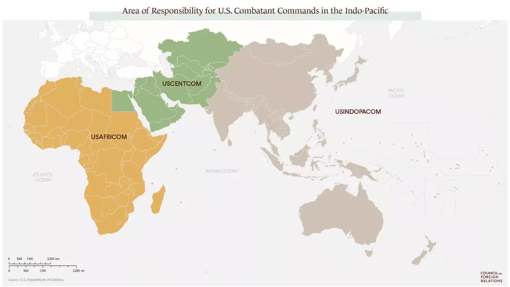 A map of the Indo-Pacific from a Council on Foreign Relations article on “Indo-Pacific Strategy.” Source: https://www.cfr.org/expert-brief/us-indo-pacific-strategy-needs-more-indian-ocean