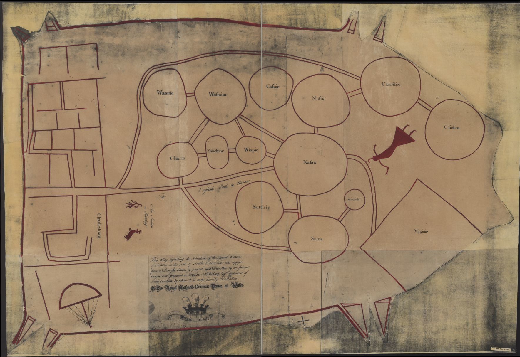 Cawtaba Deerskin Map