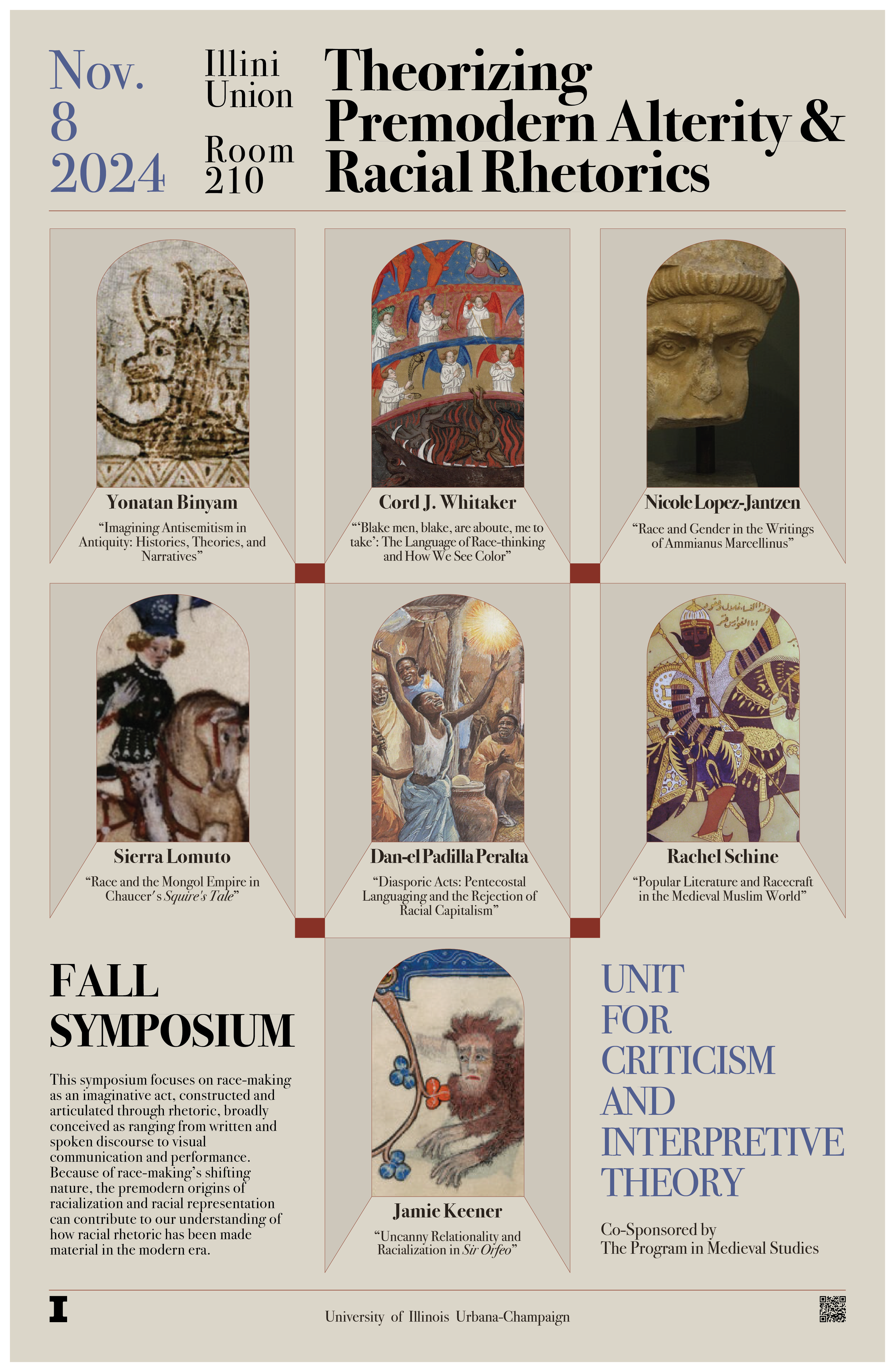 Poster - Theorizing Premodern Alterity and Racial Rhetorics