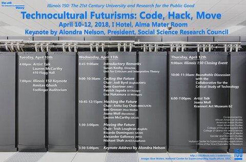 Technocultural Futurisms Schedule