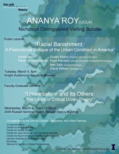 "Universalism and Its Others: The Limits of Critical Urban Theory,"