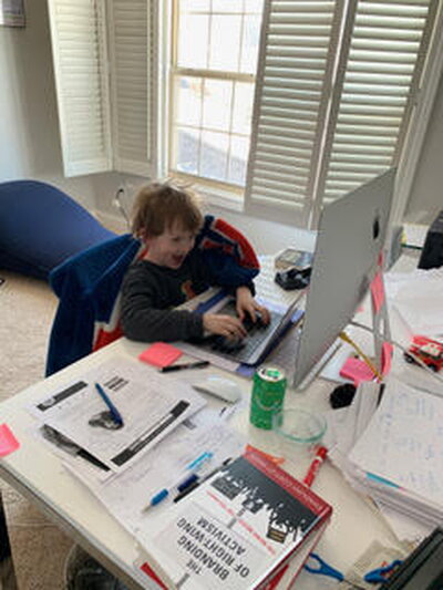 child at computer