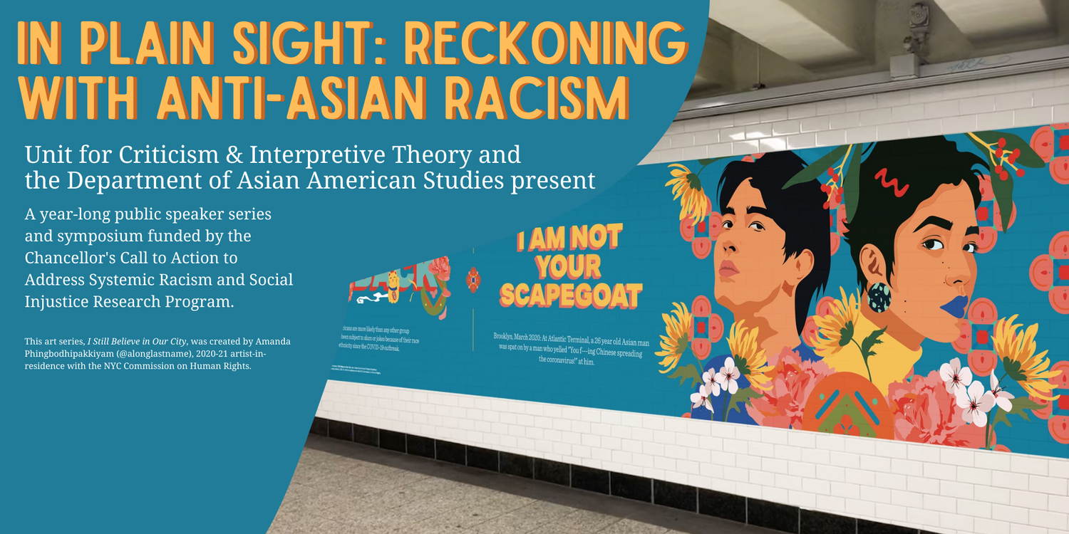 In Plain Sight: Reckoning with Anti-Asian Racism features a mural created by artist Amanda Phingbodhipakkiyam